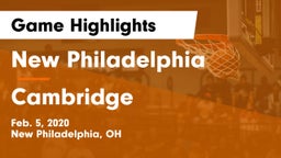 New Philadelphia  vs Cambridge  Game Highlights - Feb. 5, 2020