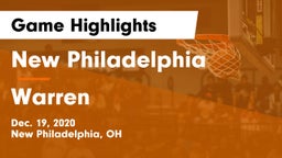 New Philadelphia  vs Warren  Game Highlights - Dec. 19, 2020