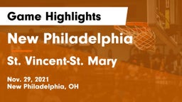 New Philadelphia  vs St. Vincent-St. Mary  Game Highlights - Nov. 29, 2021