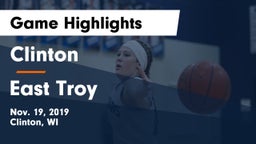 Clinton  vs East Troy  Game Highlights - Nov. 19, 2019