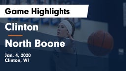 Clinton  vs North Boone  Game Highlights - Jan. 4, 2020