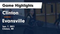 Clinton  vs Evansville  Game Highlights - Jan. 7, 2021