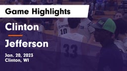 Clinton  vs Jefferson  Game Highlights - Jan. 20, 2023