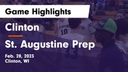 Clinton  vs St. Augustine Prep  Game Highlights - Feb. 28, 2023