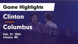 Clinton  vs Columbus  Game Highlights - Feb. 27, 2024