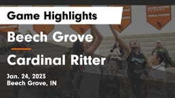 Beech Grove  vs Cardinal Ritter  Game Highlights - Jan. 24, 2023