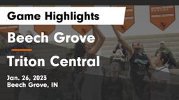 Beech Grove  vs Triton Central  Game Highlights - Jan. 26, 2023