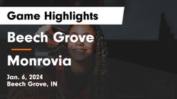 Beech Grove  vs Monrovia  Game Highlights - Jan. 6, 2024