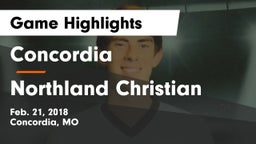 Concordia  vs Northland Christian  Game Highlights - Feb. 21, 2018