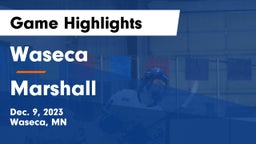 Waseca  vs Marshall  Game Highlights - Dec. 9, 2023