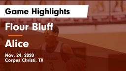 Flour Bluff  vs Alice  Game Highlights - Nov. 24, 2020