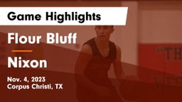 Flour Bluff  vs Nixon  Game Highlights - Nov. 4, 2023
