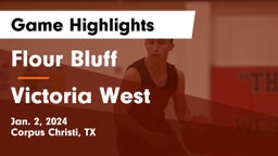 Flour Bluff  vs Victoria West  Game Highlights - Jan. 2, 2024