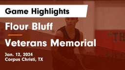 Flour Bluff  vs Veterans Memorial  Game Highlights - Jan. 12, 2024