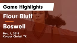 Flour Bluff  vs Boswell   Game Highlights - Dec. 1, 2018