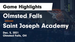 Olmsted Falls  vs Saint Joseph Academy Game Highlights - Dec. 5, 2021