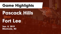 Pascack Hills  vs Fort Lee  Game Highlights - Jan. 8, 2019
