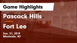 Pascack Hills  vs Fort Lee  Game Highlights - Jan. 31, 2019