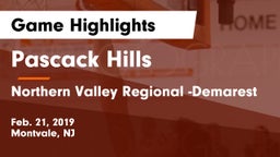 Pascack Hills  vs Northern Valley Regional -Demarest Game Highlights - Feb. 21, 2019