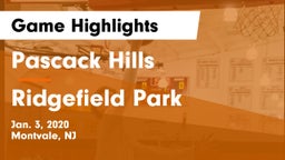 Pascack Hills  vs Ridgefield Park  Game Highlights - Jan. 3, 2020