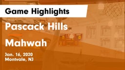 Pascack Hills  vs Mahwah  Game Highlights - Jan. 16, 2020