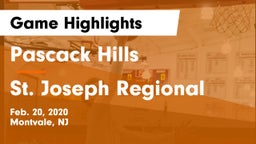 Pascack Hills  vs St. Joseph Regional  Game Highlights - Feb. 20, 2020