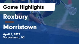 Roxbury  vs Morristown  Game Highlights - April 5, 2022