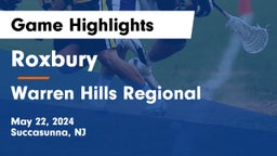 Roxbury  vs Warren Hills Regional  Game Highlights - May 22, 2024