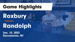 Roxbury  vs Randolph  Game Highlights - Jan. 15, 2022