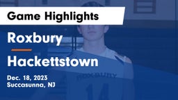 Roxbury  vs Hackettstown  Game Highlights - Dec. 18, 2023