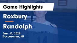 Roxbury  vs Randolph  Game Highlights - Jan. 13, 2024