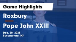 Roxbury  vs Pope John XXIII  Game Highlights - Dec. 20, 2023