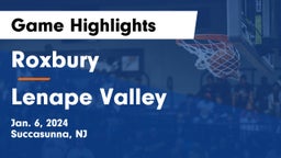 Roxbury  vs Lenape Valley  Game Highlights - Jan. 6, 2024