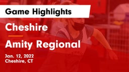 Cheshire  vs Amity Regional Game Highlights - Jan. 12, 2022