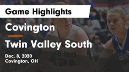 Covington  vs Twin Valley South  Game Highlights - Dec. 8, 2020