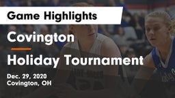 Covington  vs Holiday Tournament Game Highlights - Dec. 29, 2020