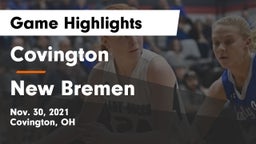 Covington  vs New Bremen  Game Highlights - Nov. 30, 2021