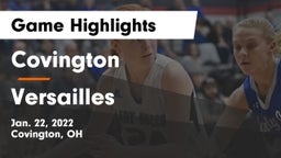 Covington  vs Versailles  Game Highlights - Jan. 22, 2022