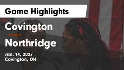 Covington  vs Northridge  Game Highlights - Jan. 14, 2023