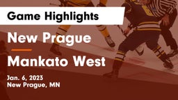 New Prague  vs Mankato West  Game Highlights - Jan. 6, 2023