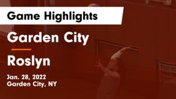 Garden City  vs Roslyn  Game Highlights - Jan. 28, 2022