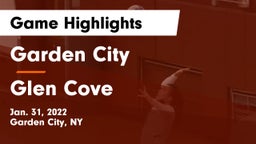 Garden City  vs Glen Cove  Game Highlights - Jan. 31, 2022