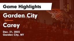 Garden City  vs Carey  Game Highlights - Dec. 21, 2023