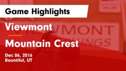 Viewmont  vs Mountain Crest  Game Highlights - Dec 06, 2016