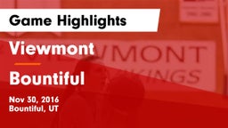 Viewmont  vs Bountiful  Game Highlights - Nov 30, 2016