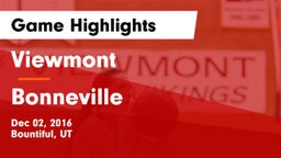 Viewmont  vs Bonneville  Game Highlights - Dec 02, 2016