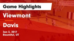 Viewmont  vs Davis  Game Highlights - Jan 3, 2017