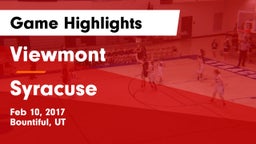 Viewmont  vs Syracuse  Game Highlights - Feb 10, 2017