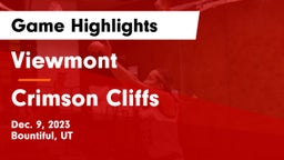 Viewmont  vs Crimson Cliffs  Game Highlights - Dec. 9, 2023
