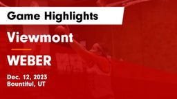 Viewmont  vs WEBER  Game Highlights - Dec. 12, 2023
